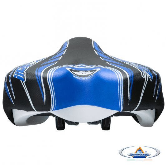 Siodło 996 OK GO Dziec.;220x145mm;Jarzmo;Czarno/Niebieskie -zdjęcie numer 3