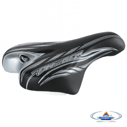 Siodło 996 OK GO Dziec.;220x145mm;Jarzmo;Czarno/Szare -zdjęcie numer 2