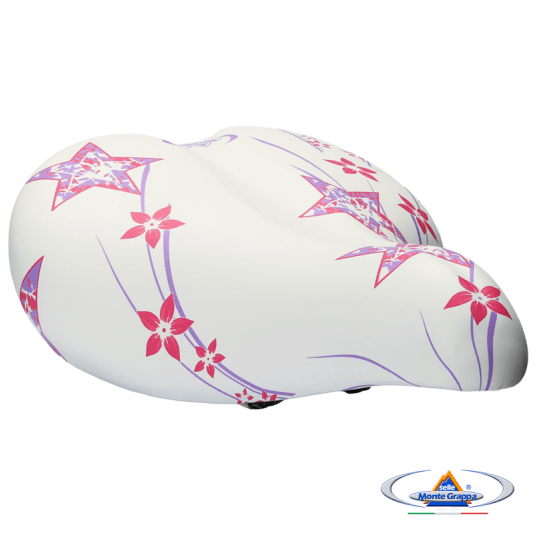 Siodło 997 MAGIC Junior;240x190mm;Jarzmo;Biało/Różowe -zdjęcie numer 5