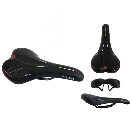 Siodło IB-VD1134H Żelowe;MTB;275x155mm -zdjęcie numer 1