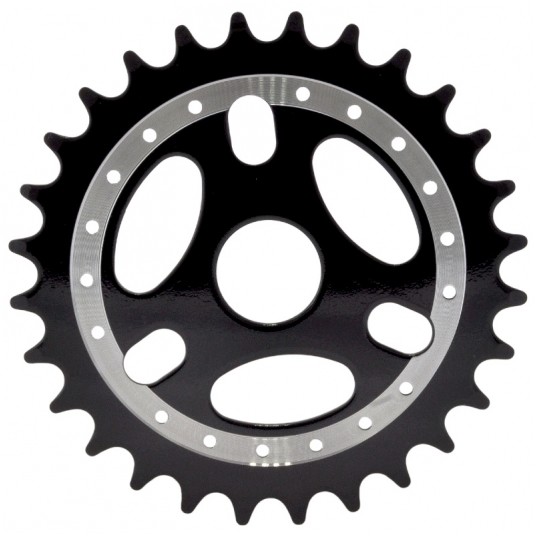 Tarcza mech.korb. SS-127 BMX;Stal;1/8"x28T;CZ/SR -zdjęcie numer 1