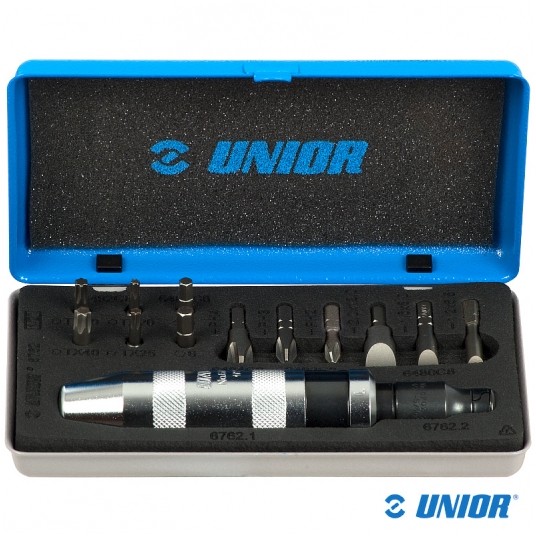 Wkrętak udarowy UNR-6762 trzpień 1/2"; z bitami -zdjęcie numer 1