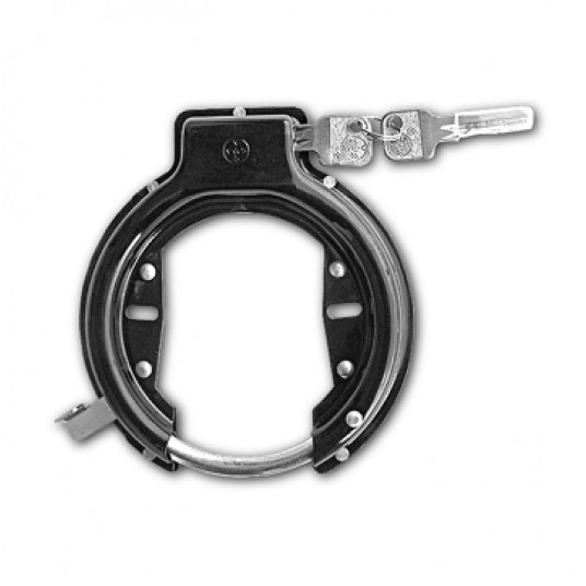 Zamknięcie row. YWS-57A Podkowa;131mm;Czarny -zdjęcie numer 1