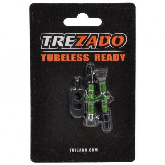 Zawór TREZADO Presta 34mm d/Tubeless;2szt;GN -zdjęcie numer 1