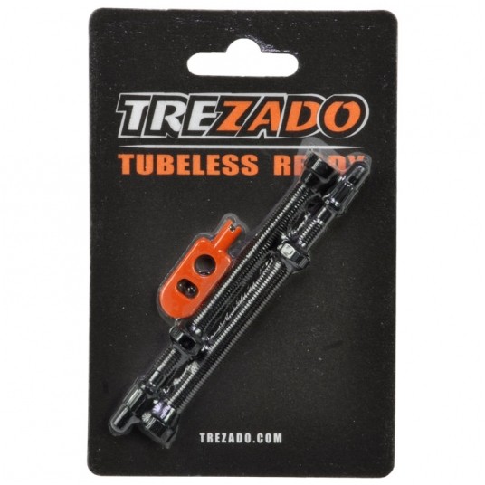 Zawór TREZADO Presta 80mm d/Tubeless;2szt;CZ -zdjęcie numer 1