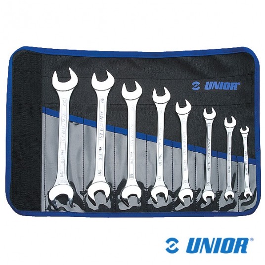 Zestaw kluczy płaskich UNR-110/1CT dwustr.;Etui -zdjęcie numer 1