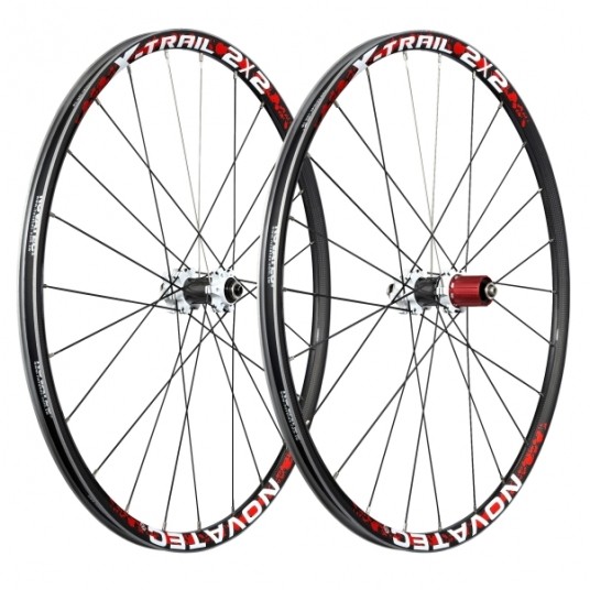 Zestaw kół Novatec X-TRAIL 2X2 26";CF/Alu;QR;MTB -zdjęcie numer 1