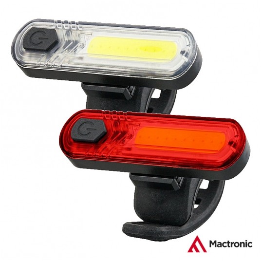 Zestaw lamp Mactronic DUOSLIM 60lm/18lm;2xCOB LED -zdjęcie numer 1