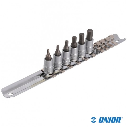 Zestaw nasadek UNR-187HHXP6 1/4";Imbusy;6szt -zdjęcie numer 1