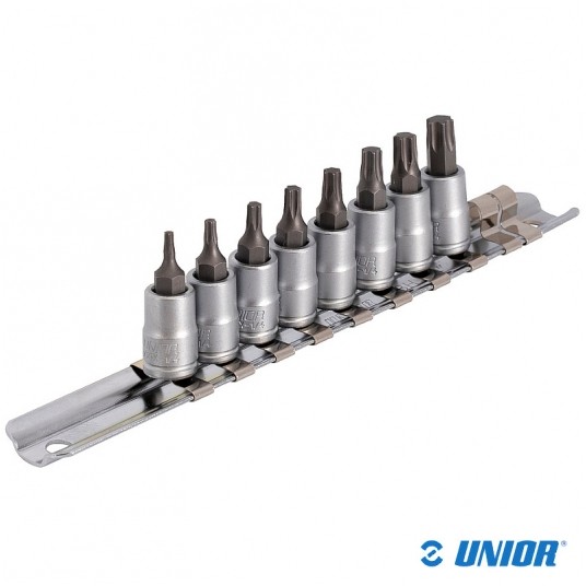 Zestaw nasadek UNR-187HTXP8 1/4";Torxy;8szt -zdjęcie numer 1