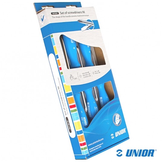 Zestaw śrubokrętów UNR-607B5NI 5szt -zdjęcie numer 1