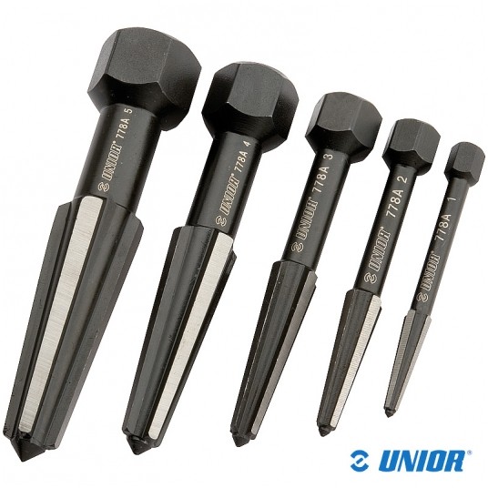 Zestaw wykrętaków UNR-778/4APB dwuostrzowe;1-5 -zdjęcie numer 1