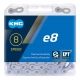 Łańcuch KMC e8 1/2"x3/32";122og.;8b;EPT;BOX -zdjęcie numer 1