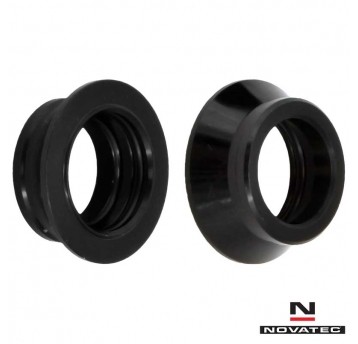 Adaptery p.przód NOVATEC D411CB Alu;15mm;CZARNE