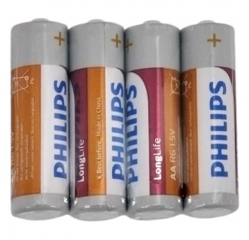 Bateria Philips AA R6 Longlife 4szt. FOLIA