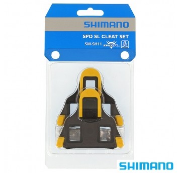 Bloki pedałów SM-SH11 SPD-SL;Samoregulujące;Żółte