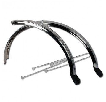 Błotnik kpl. CC-064 26";Stal;58mm;Chlapacz;Czarny