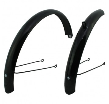 Błotnik kpl. CS006 Stal;16";50x20mm;CZARNY