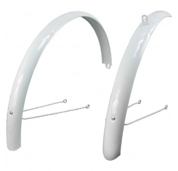 Błotnik kpl. CS006 Stal;28";50x20mm;BIAŁY