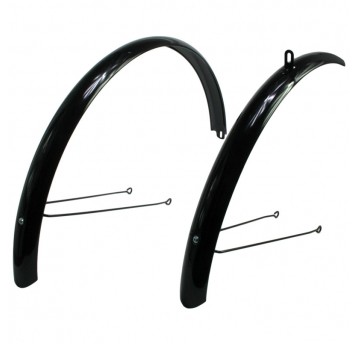 Błotnik kpl. CS006 Stal;28";50x20mm;CZARNY