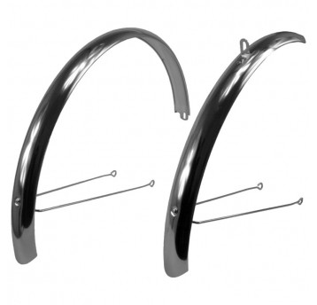 Błotnik kpl. CS006 Stal;28";50x20mm;SREBRNY