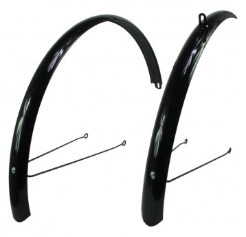 Błotnik kpl. CS011 Stal;28";44x18mm;CZARNY