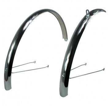 Błotnik kpl. CS011 Stal;28";44x18mm;SREBRNY