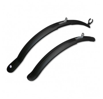 Błotnik kpl. GP-001 PCV;26"-28";VB;Krótki;Czarny