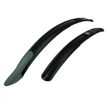 Błotnik kpl. SF-181FR PVC;27-29";CZARNO-SZARY