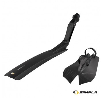 Błotnik kpl. SPL-CROSS SET PCV;26"-29";AMT;Czarny