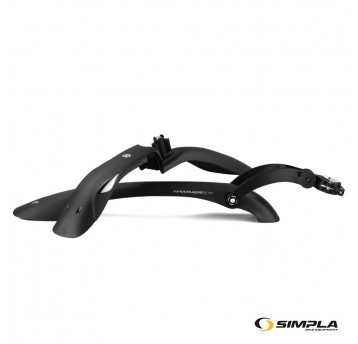 Błotnik kpl. SPL-HC3 PCV;24"-29";AMT;Czarny