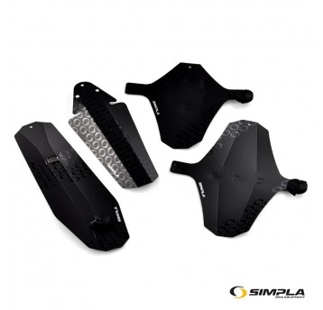 Błotnik kpl. SPL-IQ SDE Uniw.;PP;CZARNO/CZARNE