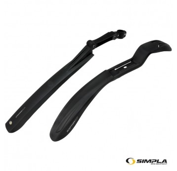 Błotnik kpl. SPL-RAPCROS PCV;26"-29";AMT;Czarny