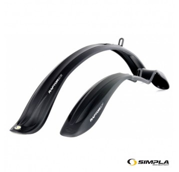 Błotnik kpl. SPL-RaptorXS PCV;26"-28";Czarny