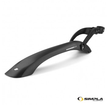 Błotnik tył SPL-HAMMER PCV;24"-28";AMT;Czarny
