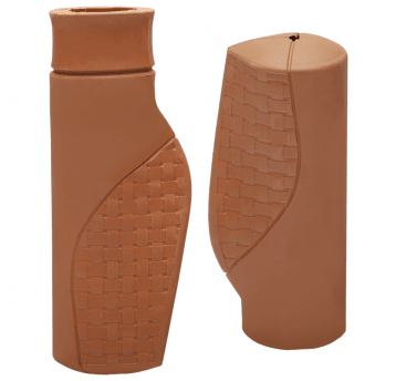 Chwyt BRT-TIMBER TPE;118/100mm;Brązowy