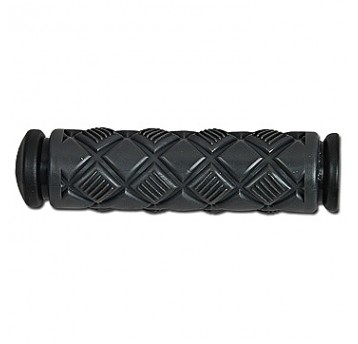 Chwyt HY-366-3 PCV;L:125mm;Szaro-Czarny