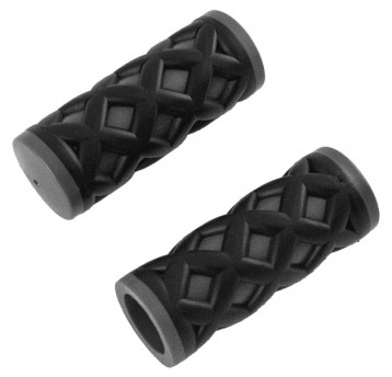 Chwyt HY-500-3G PCV;L:75mm;Czarno-Szary