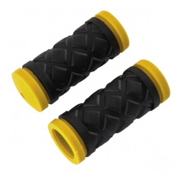 Chwyt HY-503-3G PCV;L:75mm;Czarno-Żółty