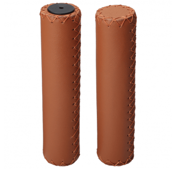 Chwyt VLG-039-2 Skóra/Gąbka;L:130mm;BRĄZOWY