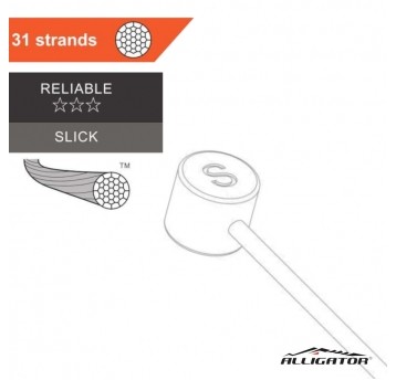 Cięgno ham. CH-MT31S MTB;Nierdz.;Slick;3.0m