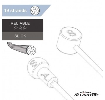 Cięgno ham. CH-UN19S Uniw.;Galw.;Slick;1.7m