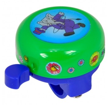 Dzwonek DZ165088 Stal/PVC;55mm;GN/NB