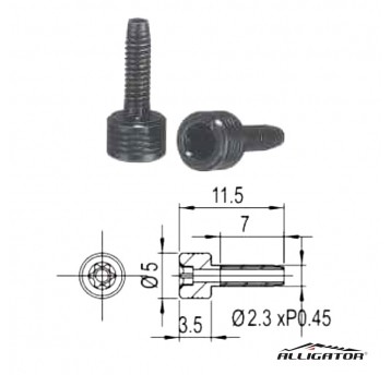 Igła przew.hydr HCP03AV Miedź;5szt