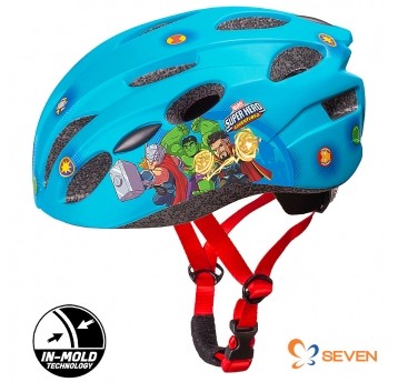 Kask dziecięcy AVENGERS BOYS In-Mold;"M"(52-56cm)