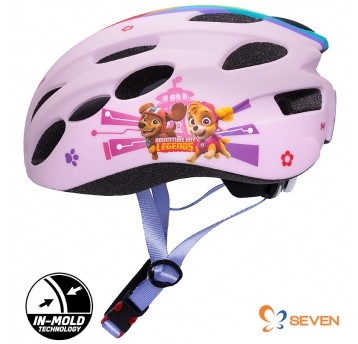 Kask dziecięcy PSI PATROL GIRLS In-Mold;"M"(52-56cm)