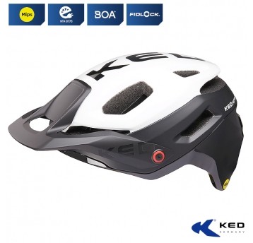 Kask KED PECTOR ME-1 WH/CZ;MTB;MIPS;"M"(52-58cm)