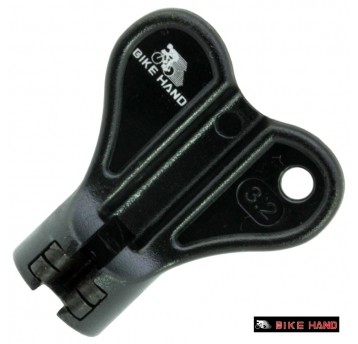 Klucz do szprych YC-1R-1 PVC/Stal;3.2mm;CZARNY