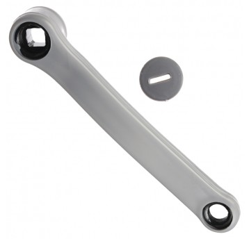 Korba lewa KL-STP02 Stal/PCV;170mm;Kwadrat;SZ