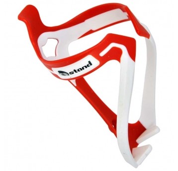 Koszyk bidonu CD-320 PVC;Czerwono-Biały